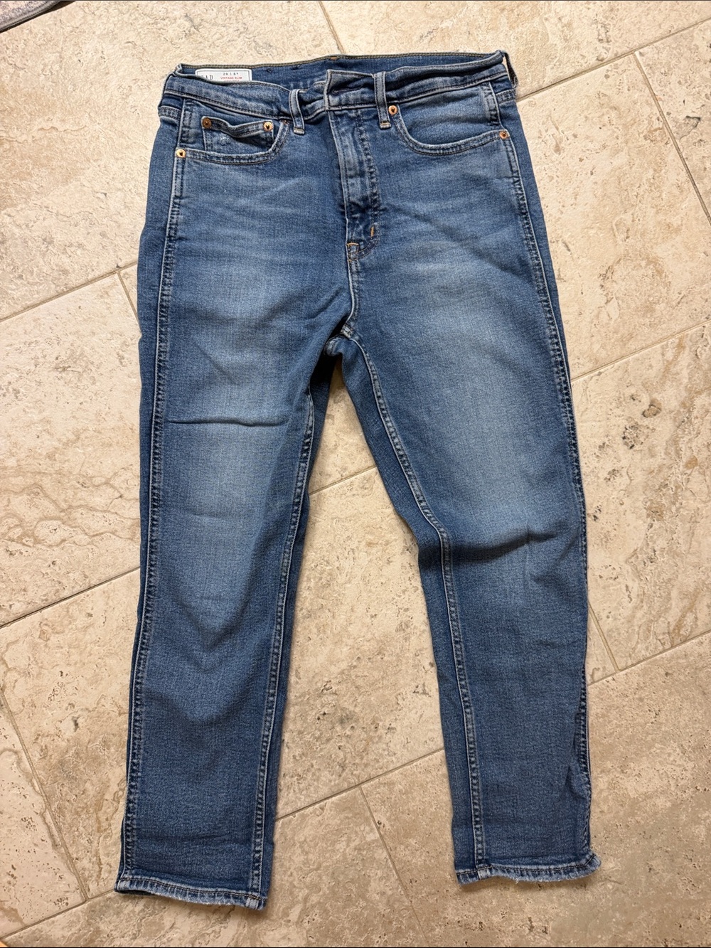 GAP Medium Blue Vintage Slim Jeans